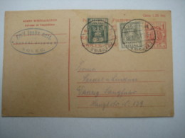 1921 , Ganzsache Nach Danzig Verschickt - Briefe U. Dokumente