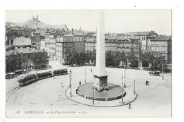 MARSEILLE  (cpa 13)  La Place Castellane -  - L 1 - Castellane, Prado, Menpenti, Rouet