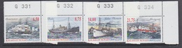 Greenland 2004 Ships 4v (corner, Issue Number) ** Mnh (35109) - Ungebraucht