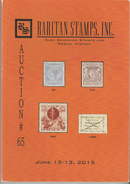 Raritan Stamps Auction 65,Jun 2015 Catalog Of Rare Russia Stamps,Errors & Worldwide Rarities - Auktionskataloge