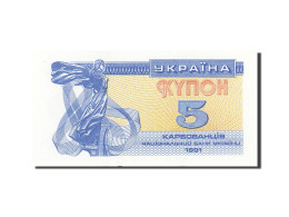 Billet, Ukraine, 5 Karbovantsiv, 1991, 1991, KM:83a, NEUF - Ukraine