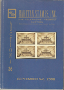 Raritan Stamps Auction 36,Sep 2008 Catalog Of Rare Russia Stamps,Errors & Worldwide Rarities - Catálogos De Casas De Ventas