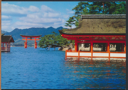 °°° 1662 - JAPAN - MIYAJIMA ISLAND - THE GREAT TORII VIEWED FROM THE CORRIDOR °°° - Hiroshima