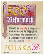 Polen / Poland - Postfris / MNH - 500 Jaar Reformatie 2017 - Ungebraucht