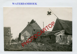 WATERDAMHOEK-Infirmerie-Medecine-Nov. 1917-CARTE PHOTO Allemande-Guerre 14-18-1 WK-BELGIEN-Flandern- - Moorslede