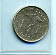 1928  1 FRANC BON POUR BELGIQUE - 1 Franco