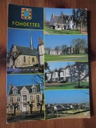 Fondettes. L'eglise, Mairie, La Bibliotheque, Le Lycee Agricole Regional, La Salle Des Fetes "l'Aubriere". Valoire 21510 - Fondettes