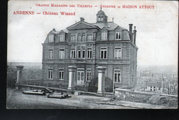 ANDENNE, CHATEAU WINAND, PUBLICITE MAISON ATTOUT, PLACE DES TILLEULS - Andenne