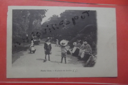 Cp Paris   Vecu Enfants Au Jardin - Loten, Series, Verzamelingen