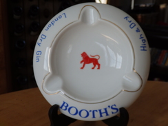 BOOTH'S London Dry Gin - High & Dry Asbak 21cm Dia. - Porcelaine