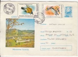 57162- SUCEVITA MONASTERY, ARCHITECTURE, COVER STATIONERY, 1989, ROMANIA - Abdijen En Kloosters