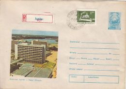 57204- JUPITER OLYMPIC HOTEL, TOURISM, REGISTERED COVER STATIONERY, 1981, ROMANIA - Hotel- & Gaststättengewerbe