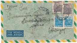 Brazil , 1950 , Wheat , Ble , Trade , Commerce ,  Lisboa And Sever Do Vouga Postmark - Cartas & Documentos