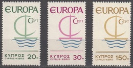 Cyprus 1966 Europa, Mint No Hinge Sc# 275-277, Yt 262-264 - Ungebraucht