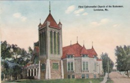 Maine Lewiston The First Universalist Church Of The Redeemer - Lewiston