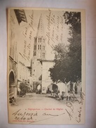 Carte Postale Negrepelisse (82) Clocher De L'Eglise (¨CPA Dos Non Divisé Oblitérée 1903 Timbres 5 Centimes) - Negrepelisse