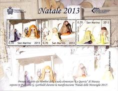 SAN MARINO 2013 FOGLIETTO NATALE ** MNH - Ungebraucht