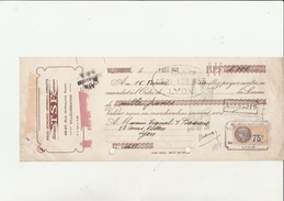 TRAITE  - FABRIQUE T.S.F. LUGDUNUM - VILLEURBANNE - ANNEE 1933 - Bills Of Exchange