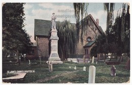 HAMPTON VA Virginia- ST JOHN'S CHURCH C1900s-10s Vintage Postcard - Hampton