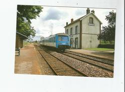 ILLIERS COMBRAY (28) 107 LIGNE DE CHARTRES A COURTALAIN AUTORAIL CARAVELLE X 4433 EN GARE 1991 - Illiers-Combray