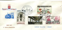 Vr 145 Monaco Enveloppe 1.6.60 - Storia Postale