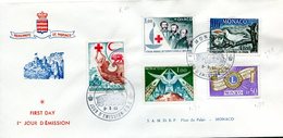 Vr 275  Monaco Enveloppe 3.5.63 - Covers & Documents