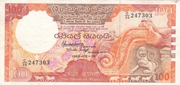 Sri Lanka Ceylon 100 Rupees 1988 P-99b VF - Sri Lanka