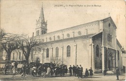 JAILLIEUX PLACE EGLISE JOUR DE MARIAGE 38 - Jallieu