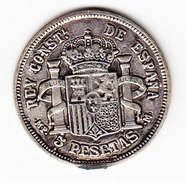 SPAIN 1882  5 Pesetas FAKE NOT IN SILVER. (PD19) - Sonstige & Ohne Zuordnung