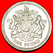 §  2 Sold COAT OF ARMS: GREAT BRITAIN  1 POUND 1993!!! LOW START NO RESERVE! - 1 Pound