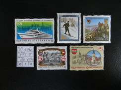 1990  " 5 Werte "    Postfrisch   LOT 784 - 1981-90 Unused Stamps