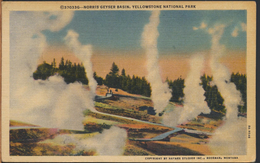 °°° 1756 - USA - WY - YELLOWSTONE - NORRIS GEYSER BASIN - 1953 With Stamps °°° - Yellowstone