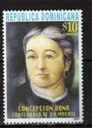 Dominican Republic 2001 The 100th Anniversary Of The Death Of Conception Bona (Political Campaigner).MNH - Dominicaine (République)