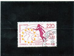 B - Francia 1989 - 40° Ann. Consiglio D'Europa - Used