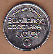 AC - WILHELMSHAVEN ST WILLEHAD APOTHEKEN TALER ALPHA APOTHEKEN TALER TOKEN JETON - Monetari/ Di Necessità