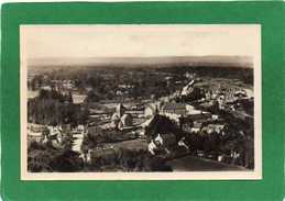 Delcampe - 61-DOMFRONT- VUE GENERALE AERIENNE  PRISE DE L'ANCIEN DONJON   CPSM  Année  1947  Réal Photo - Domfront