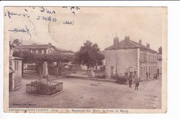 LAVANS-Les-SAINT-CLAUDE - Le Monument Aux Morts, La Poste Et La Mairie - Other & Unclassified
