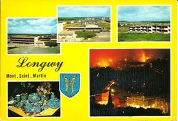 Delcampe - F29 /  DEPT 54 CPSM LONGWY  MULTIVUES  VOYAGEE VOIR DOS - Longwy
