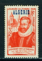 ALGERIA  -  1946  Stamp Day  F3+f2  Used As Scan - Gebraucht