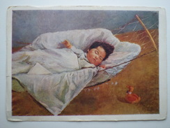 KOREA NORTH PROPAGANDA Postcard "DAUGHTER" By Pak Koen Nan - Children - Little Girl - Corea Del Norte