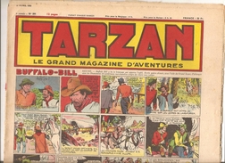 Tarzan Le Grand Magazine D'aventures Hebdomadaire N°291 7 ème Année Du 19 Avril 1952 Buffalo-Bill - Tarzan