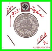 GERMANY -  IMPERIO - DEUTSCHES REICH - 1 Mark. AÑO 1903-A - 1 Mark