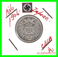 GERMANY -  IMPERIO - DEUTSCHES REICH - 1 Mark. AÑO 1904-A - 1 Mark