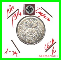 GERMANY -  IMPERIO - DEUTSCHES REICH - 1 Mark. AÑO 1914-E - 1 Mark