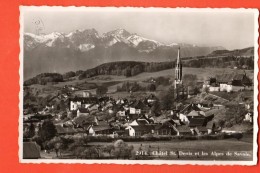 IAW-05  Châtel St.Denis Et Les Alpes De Savole. Cachet Militaire  Grenadiers. Visa Censure ACF 1939 - Châtel-Saint-Denis