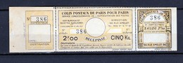 Colis Postaux De Paris Pour Paris N° 140** 2f Jaune (5kg) - Mint/Hinged