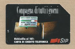 Carta Telefonica  - Italia-Compagna Di Tutti I Giorni - 5.000  Lire Telecarte Phonecard Tarjeta Credifone - Publiques Publicitaires