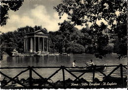 POSTCARD ITALY ROMA - VILLA BORGHESE - LITTLE LAKE - Parchi & Giardini