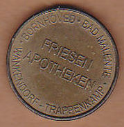 AC - FRIESEN APOTHEKEN BORNHOVED BAD MALENTE WANKENDORP TRAPPENKAMP FRIESEN TALER TOKEN JETON - Monetary/Of Necessity