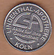 AC -  LINDENTHAL APOTHEKE KÖLN COLOGNE LINDEN TALER TOKEN JETON - Monetary/Of Necessity